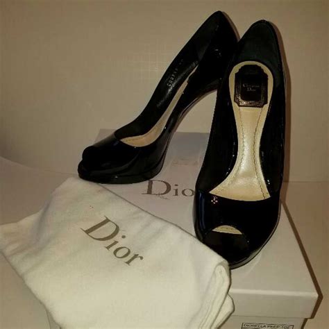 christian dior logo heels|genuine dior heels.